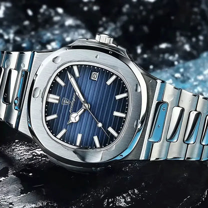 Men's Luxe Nautilus™ Watch with a Free Bracelet Kit – Proper Bargain!