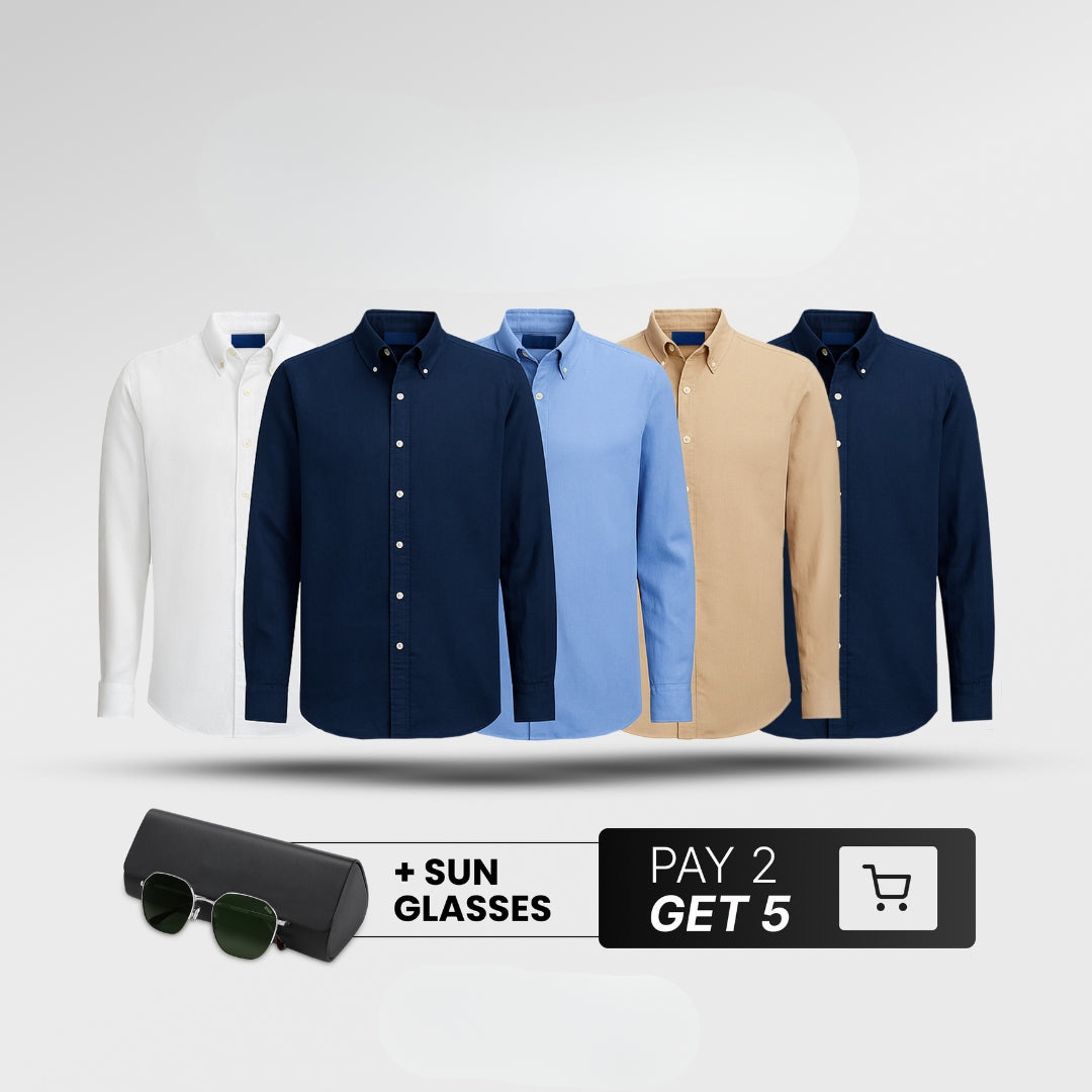 KIT RL LINEN SHIRT [PAY 2 GET 5] + FREE SUNGLASSES