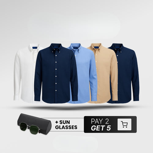 KIT RL LINEN SHIRT [PAY 2 GET 5] + FREE SUNGLASSES